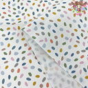 【最低30cmから10cm単位 切り売り】Westfalenstoffe ☆Capri☆カラフル ドット ホワイト ブルー ピンク イエローウエストファーレンス...