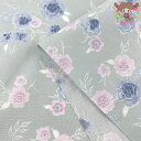 Westfalenstoffe カットクロス【約48cmx48cm】 ☆Cardiff☆花 植物 ブルー ピンク グリーンウエストファーレンストッフ コットン1...