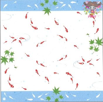 FRONTIA ペーパーナプキン ☆金魚☆（10枚入り）金魚 鯉 金魚鉢 水草デコパージュ 素...