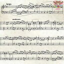 ★オランダ Ambiente 素敵な 可愛い ペーパーナプキン デコパージュ楽譜 音楽 ミュージック☆(Sheet Music)(1枚/バラ売り)