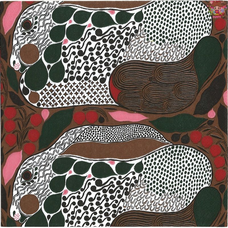 marimekko �ޥ��å� �İ��� �ڡ��ѡ��ʥץ��� �ǥ��ѡ����� ����ȥʡ������RUSAKKO brown�� �륵�å� ������ ���� ưʪ ������1��...