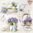 ★Ambiente ペーパーナプキン☆Fleur De Provence☆ (1枚/バラ売り) ラベンダー ブーケ ポット ピッチャー 水差し 花柄 オランダ ...