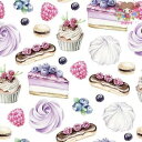 Ambiente ペーパーナプキン☆Pastries☆ （1枚/バラ売り） マフィン ケーキ エクレア ラズベリー ビスケット フルーツ スイーツ オランダ 素敵 お洒落 デコパージュ