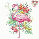 Ambiente ペーパーナプキン☆Tropical Flamingo☆ (1枚/バラ売り) フラミンゴ トロピカル オランダ 素敵 お洒落 デコパージュ