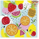 TETE a TETE ペーパーナプキン ☆Fruits mania☆ (1枚/バラ売り)フルーツマニア スイカ オレンジ りんご パイナップル いちご バナナ...