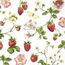 IHR ペーパーナプキン☆SWEET STRAWBERRY☆(1枚/バラ売り)いちご 苺 蝶 ちょう 花柄 デコパージュ 可愛い お洒落 素敵