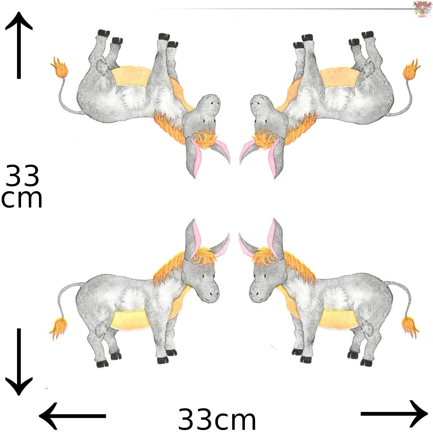 Fasana ペーパーナプキン☆Faithful Donkey☆（20枚入り）ロバ 動物 かわいい デコパ...