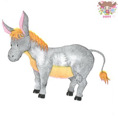 Fasana ペーパーナプキン☆Faithful Donkey☆（20枚入り）ロバ 動物 かわいい デコパ...