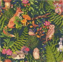Fasana ペーパーナプキン☆In the forest☆(1枚/バラ売り)森 動物 きつね ふくろう リス 動物 素敵 デコパージュ