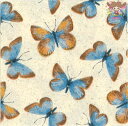 【カクテルサイズ】Fasana ペーパーナプキン☆morpho butterflies☆ (1枚/バラ売り)(W24cm×L24cm) 蝶 昆虫 素敵 お洒落 ...