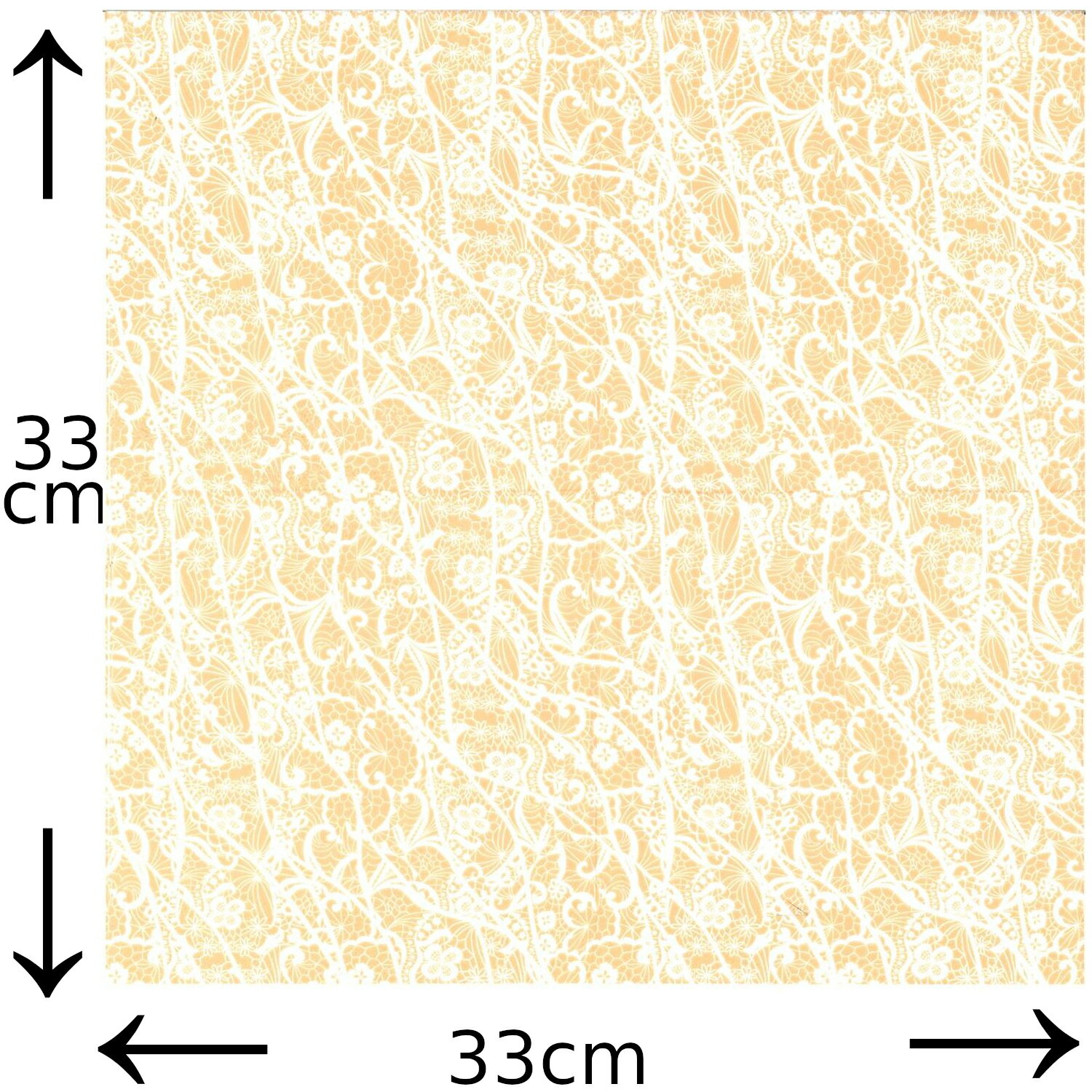 Fasana �ڡ��ѡ��ʥץ����Apricot lace pattern����1��/�Х����˥��ץꥳ�å� �졼�� �ѥ����� ��Ũ �ǥ��ѡ�����