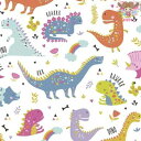 ポーランド Daisy ☆Funny Dinosaurs☆(1枚/バラ売り)恐竜 ダイナソー キッズ ペーパーナプキン デコパージュ