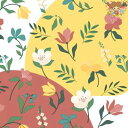 Paper+Design ペーパーナプキン ☆Flora Joy☆(1枚/バラ売り)ボタニカル 花柄 フラワー デコパージュ