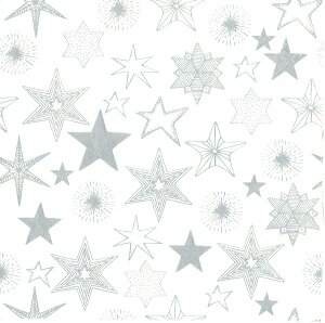 Daisy ペーパーナプキン☆Silver Stars☆