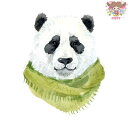 Fasana ペーパーナプキン☆Winter Panda Bear☆(1枚/バラ売り)クリスマス 冬 マフラー パンダ 動物 素敵 可愛い お洒落 デコパージュ