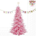 IHR ペーパーナプキン☆NEON XMAS TREE rose☆（1枚/バラ売り）クリスマスツリー 英字 星 ピンク クリスマス デコパージュ 可愛い 素敵 お洒落