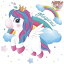 Daisy ペーパーナプキン☆Magical Unicorn☆（20枚入り）ユニコーン マジカル 星 虹 王冠 ドット 水玉 空 雲 かわいい イラスト 動物 デコパージュ