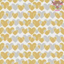 Paper+Design ペーパーナプキン ☆Endless Hearts☆(1枚/バラ売り)ハート ゴールド シルバー ウェディング イベント デコパージュ