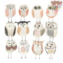 PPD ペーパーナプキン☆Owls ☆(1枚/バラ売り)フクロウ ふくろう 鳥 素敵 デコパージュ