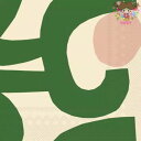 marimekko マリメッコペーパーナプキン ☆SEPPEL green☆(1枚/バラ売り)アート ペイント セッペル グリーン 緑 ピンク デコパージュ カ...