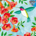 PPD ペーパーナプキン☆Paradiso ☆(20枚入り)ハチドリ ハイビスカス 鳥 花 夏 動物 花柄 素敵 デコパージュ
