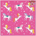 Paw ペーパーナプキン☆Unicorn Pattern☆(1枚・バラ売り)ユニコーン ピンク ハート かわいい 馬 おとぎ話 動物 素敵 お洒落 可愛い デコ...