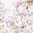 IHR ペーパーナプキン☆ROMANTIC MAGNOLIA light rose☆(1枚/バラ売り)マグノリア ライトローズ ピンク 花柄 デコパージュ 可愛...