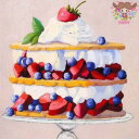 PPD ペーパーナプキン☆Berry Delicious☆(1枚/バラ売り)ケーキ クリーム ブルーベリー イチゴ パンケーキ スイーツ 素敵 デコパージュ