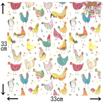 IHR ペーパーナプキン☆JOLLY HENS...の紹介画像2