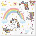 TETE a TETE ペーパーナプキン ☆Rainbow Party☆ (1枚/バラ売り)ユニコーン 虹 レインボー 星 月 ハート かわいい デコパージュ ...
