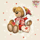 Braun + Company Atelier ペーパーナプキン☆Weihnachtsteddy☆(20枚入り)クリスマス 熊 テディベア ぬいぐるみ 動物 デ...