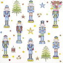 HOME FASHION ペーパーナプキン☆Nutcrackers☆(20枚入り)クリスマス くるみ割り人形 星 クリスマスツリー 素敵 可愛い お洒落 デコパ...