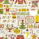 HOME FASHION ペーパーナプキン☆Fa La La☆(1枚/バラ売り)クリスマス クリスマスツリー サンタクロース トナカイ 素敵 可愛い お洒落 デ...