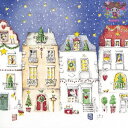 HOME FASHION ペーパーナプキン☆Winter Village☆(1枚/バラ売り)クリスマス 家 街並み 町 夜空 星 素敵 可愛い お洒落 デコパー...