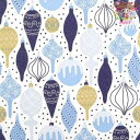 HOME FASHION ペーパーナプキン☆Tree Deco frosty☆(1枚/バラ売り)オーナメント クリスマスツリー ドット ボール クリスマス 素敵...