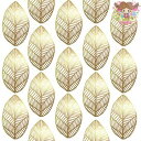 PPD ペーパーナプキン☆Golden Leaves☆(20枚入り)葉 葉っぱ ゴールド 装飾 素敵 可愛い お洒落 デコパージュ