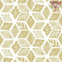 PPD ペーパーナプキン☆Pure Leaves gold☆(1枚/バラ売り)葉 葉っぱ ゴールド パターン 模様 素敵 可愛い お洒落 デコパージュ