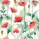 Paper+Design ペーパーナプキン ☆Poppies delight☆(20枚入り)ポピー 花柄 淡い かわいい お洒落 エレガント 華やかデコパージュ