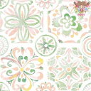 Paper+Design ペーパーナプキン ☆Tile(1枚/バラ売り)タイル パターン 花柄 かわいい お洒落 エレガント 華やかデコパージュ