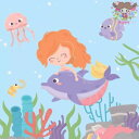 Paper+Design ペーパーナプキン ☆Mermaid☆(20枚入り)マーメイド 人魚 イルカ クラゲ サンゴ 海 魚 動物 かわいい お洒落 エレガント...