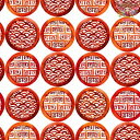 Fasana ペーパーナプキン☆red ornament pattern☆(20枚入り)オーナメント デコレーション パターン 丸 サークル お洒落 デコパージ...