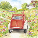 PPD ペーパーナプキン☆Bon Voyage!☆(1枚/バラ売り)休暇 花畑 プロヴァンス 車 フランス 犬 乗り物 風景 花柄 素敵 可愛い お洒落 デコパ...