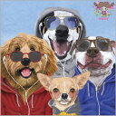 【25cmサイズ】PPD ペーパーナプキン☆Chillin Dogs☆(1枚/バラ売り)(W25cm×L25cm)イヌ いぬ 犬 ヘッドフォン サングラス パー...