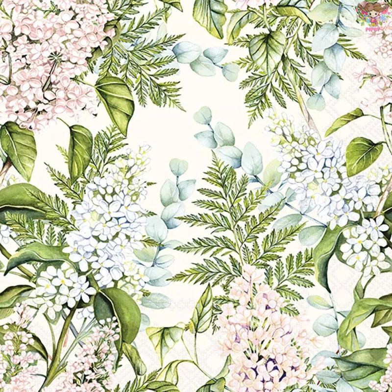 Ambiente �ڡ��ѡ��ʥץ���� Soft lilacs cream ����1��/�Х����� �饤��å� �ܥ��˥��� �դä� ���� �������襤�� ��Ũ ��ޯ��...