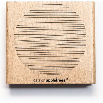 cats on appletrees スタンプ☆線の輪 サークル ボーダー 大(CIRCLE 5 LINES, LARGE)☆木製 プレゼント クラフト 雑貨 保育園 幼稚園 先生【メール便発送可】