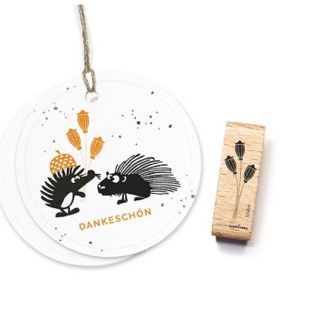 cats on appletrees スタンプ☆ポピーの蕾 つぼみ 植物(Plant 41-Poppy)☆木製 プレゼント クラフト 雑貨 保育園 幼稚園 先生