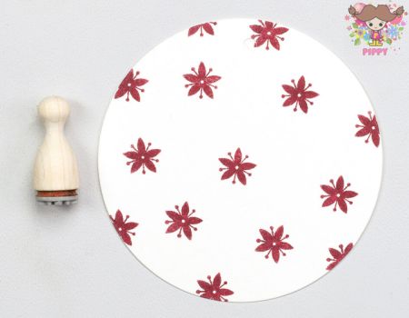 ◆楽天スーパーSALE 20％OFF&クーポン◆ Perlenfischer可愛いコーン型スタンプ（S）☆スターフラワー 花 植物(STERNENBL?TE)☆木製 コーン型 プレゼント クラフト 雑貨 保育園 幼稚園 先生【メール便発送可】