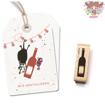 cats on appletrees スタンプ☆ボトル 瓶 飲み物(Bottle)☆木製 プレゼント クラフト 雑貨 保育園 幼稚園 先生