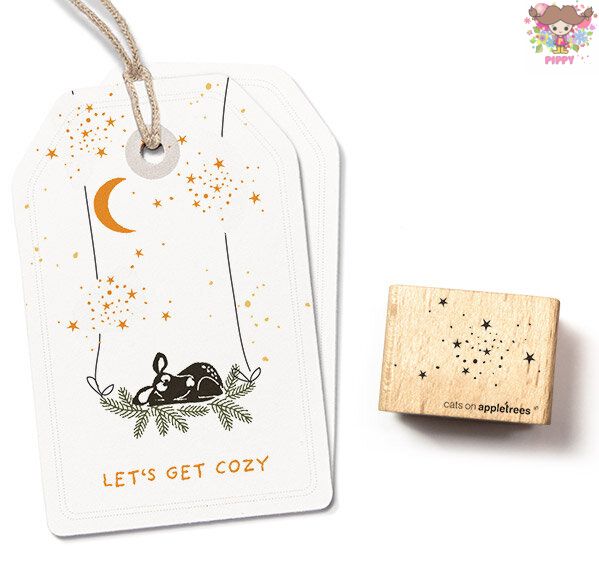 Rakuten - cats on appletrees スタンプ☆Star Confetti☆星 星屑 背景 空 星空木製 プレゼント クラフト 雑貨 保育園 幼稚園 先生【メール便発送可】