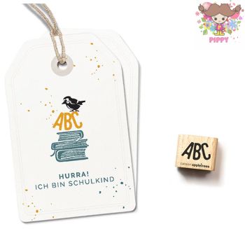 cats on appletrees ミニスタンプ☆ABC☆アルファベット木製 プレゼント クラフト 雑貨 保育園 幼稚園 先生【メール便発送可】
